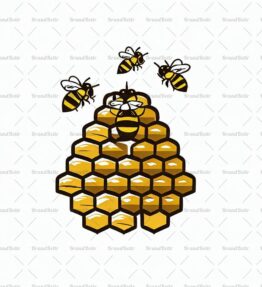 Bienenstock und Bienen